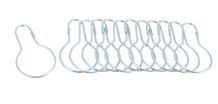 HOOK CURTAIN SHOWER METAL RINGS 12/CD (CD) - Shower Curtains & Accessories